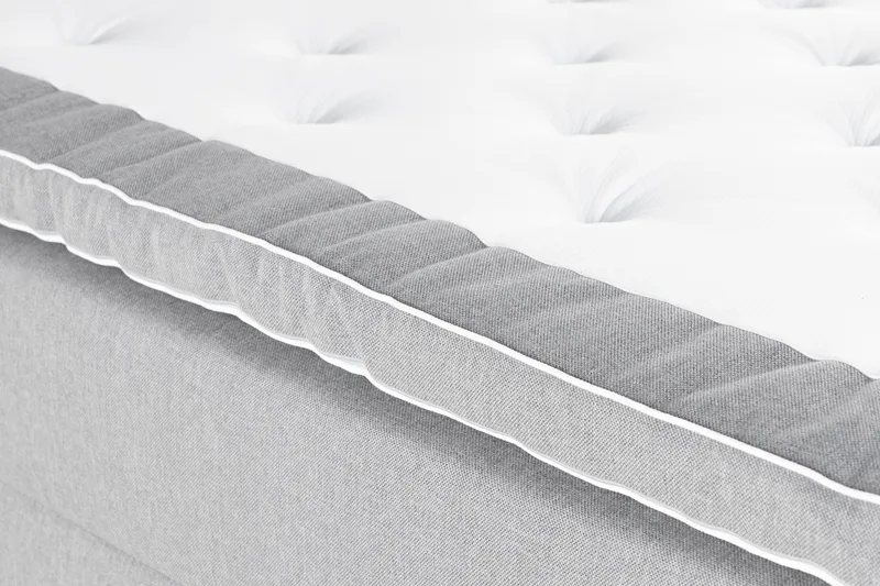 Säilytyssänky Alessia LED-valaistuksella 180x200 cm - Harmaa - Huonekalut - Sänky - Sänkypaketti