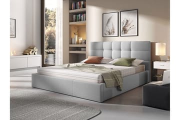 Säilytyssänky Arellano 180x200 cm - Harmaa - Huonekalut - Sänky - Sänkykehikot & sängynrungot