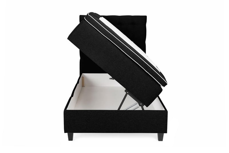 Säilytyssänky Boxford 105x200 - Musta - Huonekalut - Sänky - Jenkkisängyt