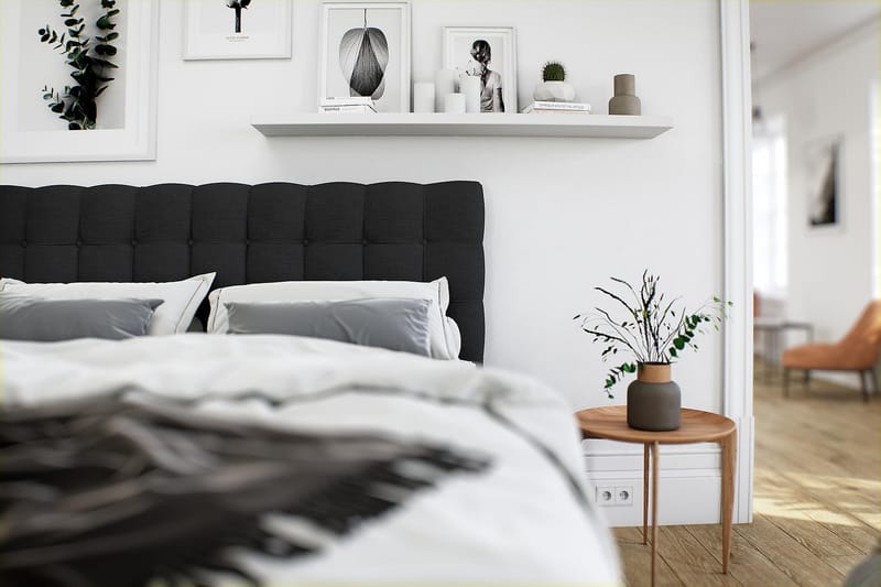 Säilytyssänky Boxford 120x200 - Musta - Huonekalut - Sänky - Jenkkisängyt