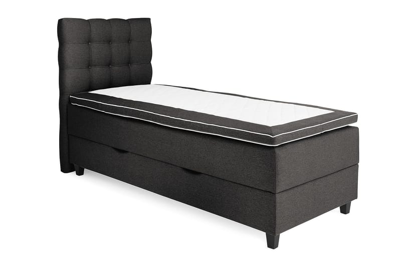 Säilytyssänky Boxford 90x200 - Tummanharmaa - Huonekalut - Sänky - Sänkypaketti