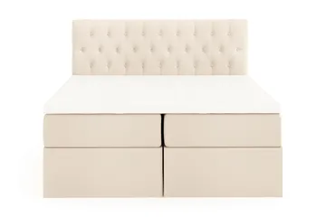 Säilytyssänky Boxy 180x200 cm Beige - Huonekalut - Sänky - Sängyt säilytystilalla