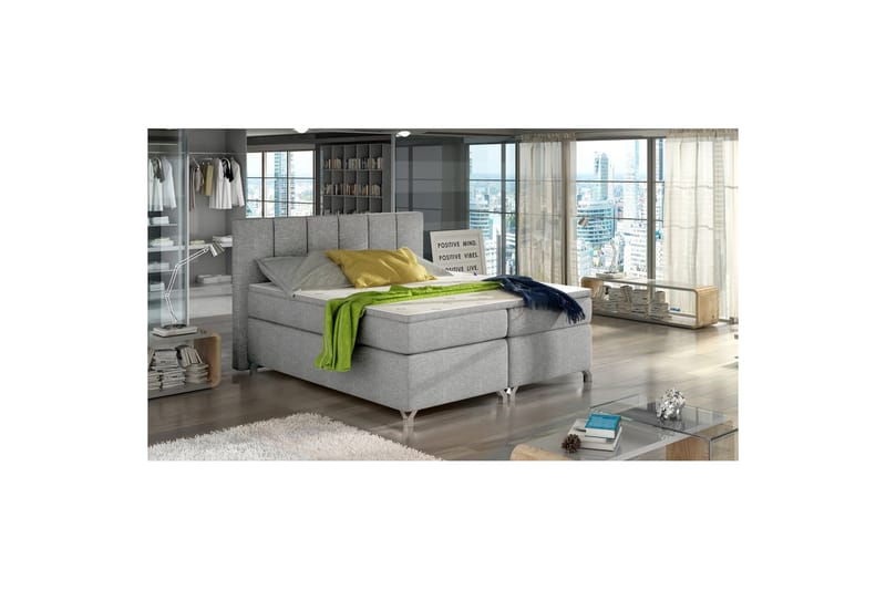 Säilytyssänky Eltap Basilio - Sawana 21, Harmaa, 180x200 cm - Huonekalut - Sänky - Sängyt säilytystilalla