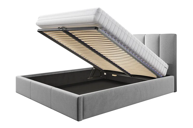 Säilytyssänky Ifone 140x200 cm - Musta - Huonekalut - Sänky - Sänkykehikot & sängynrungot
