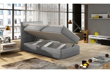 Säilytyssänky Konshens 90x200 cm Vasen - Harmaa/Musta - Huonekalut - Sänky - Sängyt säilytystilalla