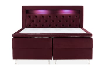 Säilytyssänky Monopoli LED-valaistuksella 160x200 cm Sametti