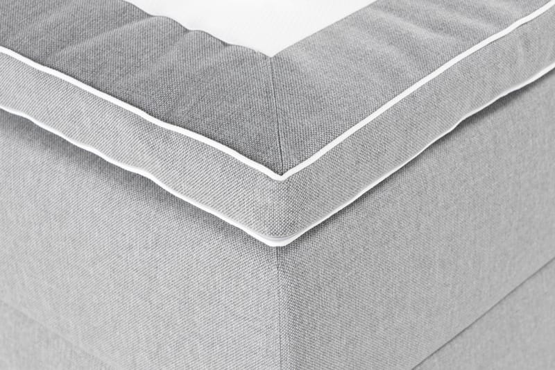 Säilytyssänky Monopoli LED-valaistuksella 180x200 cm - Harmaa - Huonekalut - Sänky - Sänkypaketti