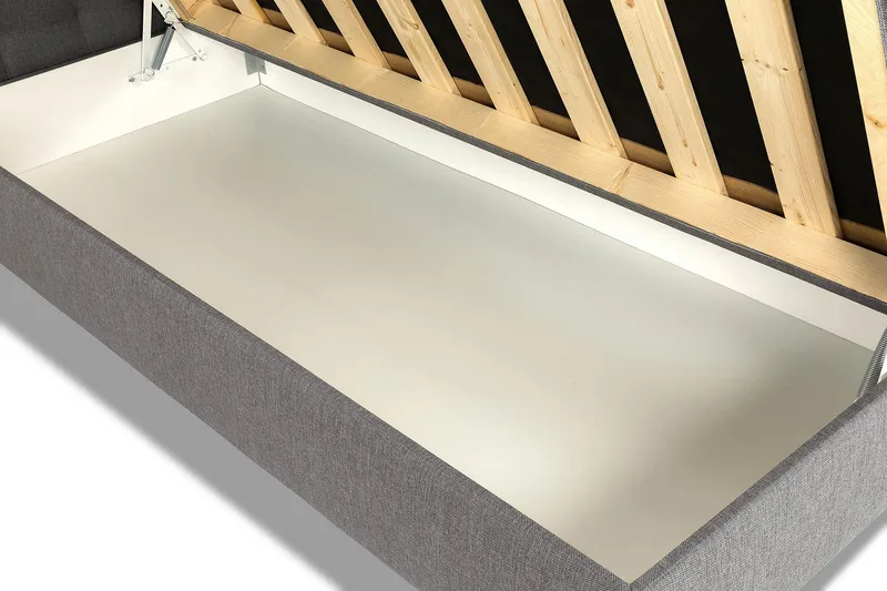 Säilytyssänky Suset 120x200 - Harmaa - Huonekalut - Sänky - Sängyt säilytystilalla