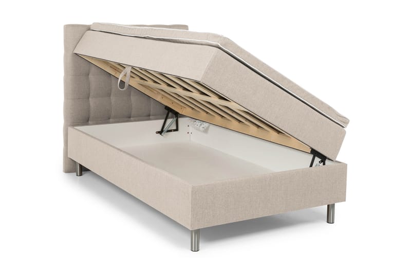 Säilytyssänkypaketti Suset 120x200 - Beige - Huonekalut - Sänky - Sängyt säilytystilalla