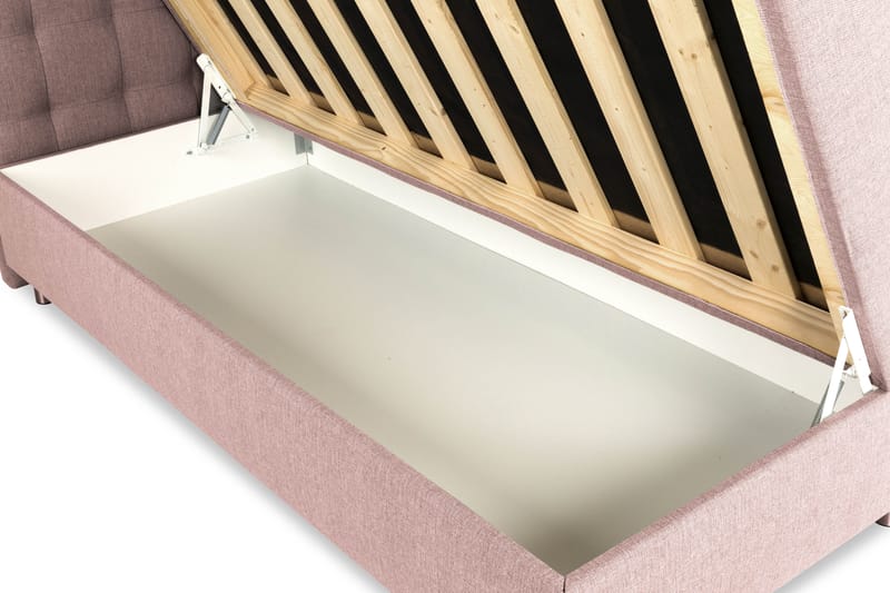 Säilytyssänkypaketti Suset 140x200 - Vaaleanpunainen - Huonekalut - Sänky - Sänkypaketti