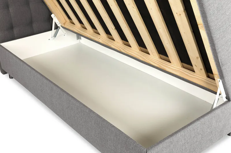 Säilytyssänkypaketti Suset 180x200 - Harmaa - Huonekalut - Sänky - Sängyt säilytystilalla