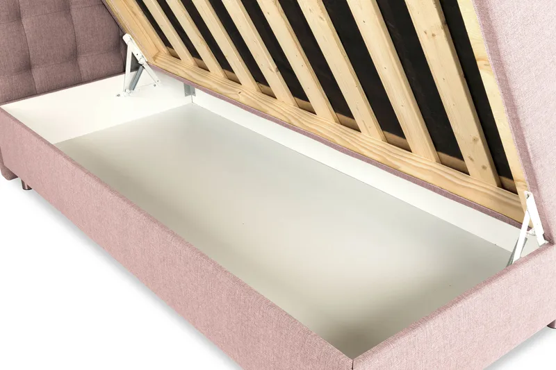 Säilytyssänkypaketti Suset 180x200 - Vaaleanpunainen - Huonekalut - Sänky - Sängyt säilytystilalla