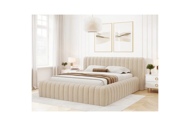Sängram & Sängstomme Eltap Beige 140x200 32 - Huonekalut - Sänky - Sänkykehikot & sängynrungot