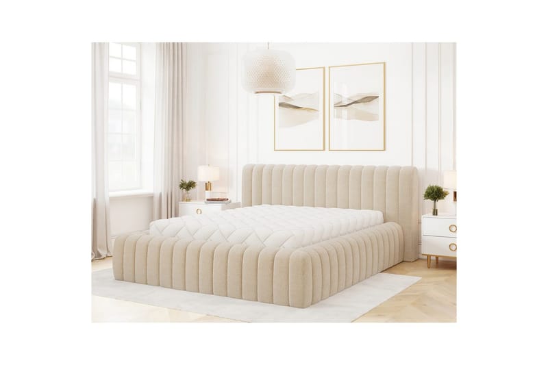 Sängram & Sängstomme Eltap Beige 140x200 32 - Huonekalut - Sänky - Sänkykehikot & sängynrungot