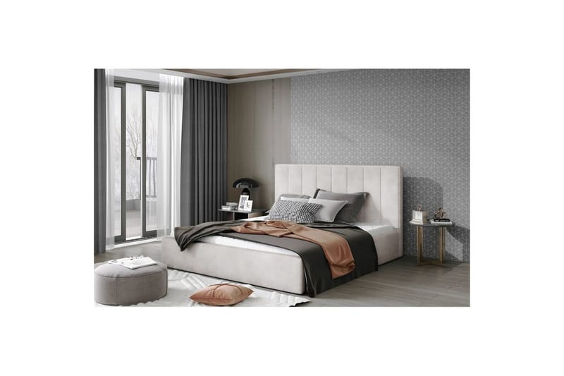 Sängram & Sängstomme Eltap Beige 140x200 DEL - Huonekalut - Sänky - Sänkykehikot & sängynrungot