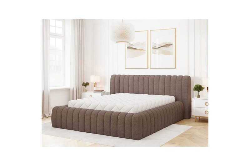 Sängram & Sängstomme Eltap Brun 180x200 DEL - Huonekalut - Sänky - Sänkykehikot & sängynrungot