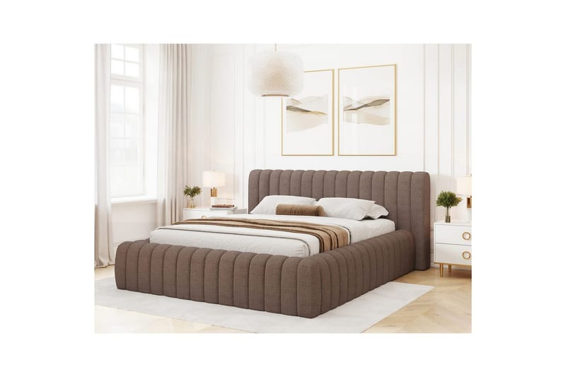 Sängram & Sängstomme Eltap Brun 180x200 DEL - Huonekalut - Sänky - Sänkykehikot & sängynrungot