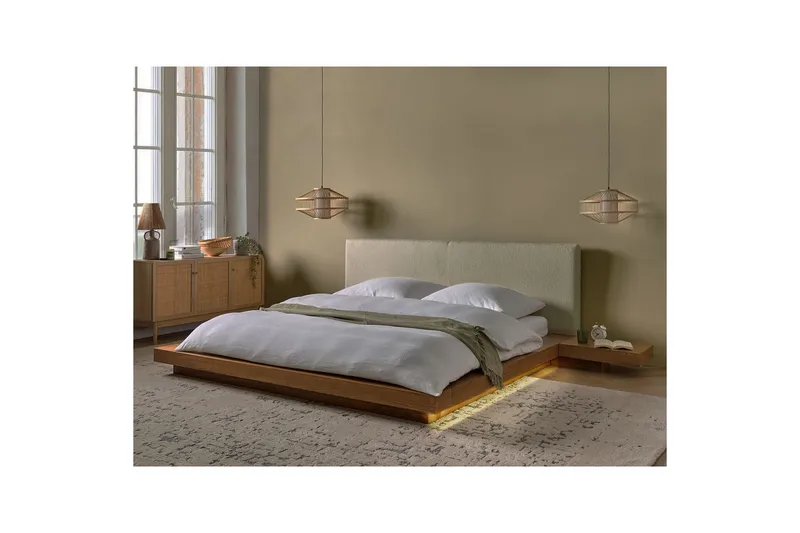Sängram Light wood 180x200 - Huonekalut - Sänky - Sänkykehikot & sängynrungot