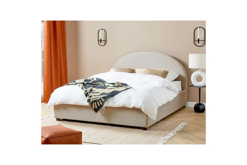 Sängram Ljusbeige 160x200 - Huonekalut - Sänky - Sänkykehikot & sängynrungot
