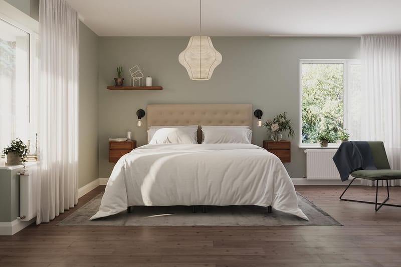 Wega Sängynpääty 105 cm - Beige - Huonekalut - Sänky - Sängyn lisävarusteet & sängynpäädyt - Sängynpääty