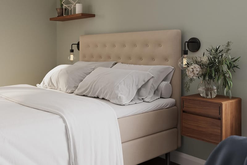 Wega Sängynpääty 105 cm - Beige - Huonekalut - Sänky - Sängyn lisävarusteet & sängynpäädyt - Sängynpääty