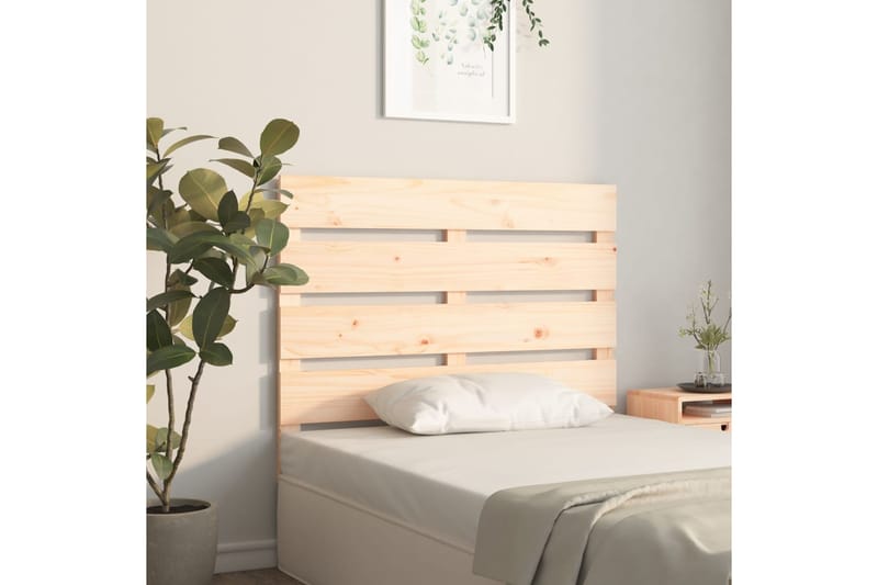 beBasic Sängynpääty 90x3x80 cm täysi mänty - Ruskea - Huonekalut - Sänky - Sängyn lisävarusteet & sängynpäädyt - Sängynpääty