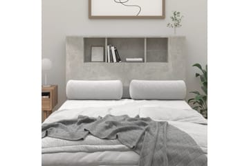 beBasic Sängynpääty säilytystilalla betoninharmaa 120x18,5x104,5 cm - Harmaa - Huonekalut - Sänky - Sängyn lisävarusteet & sängynpäädyt - Sängynpääty