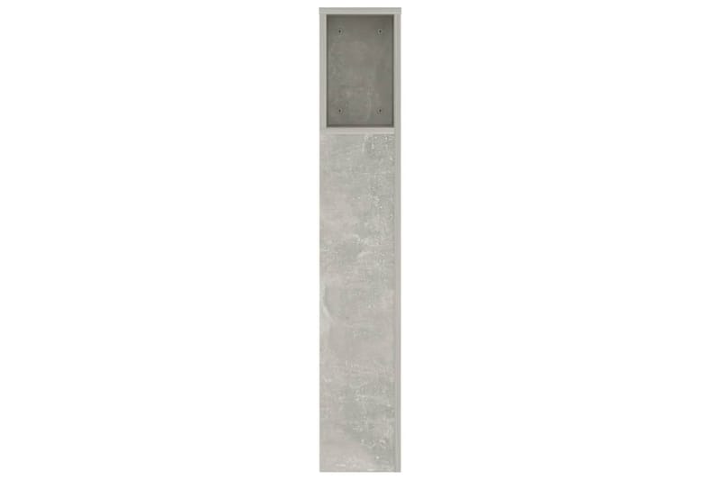 beBasic Sängynpääty säilytystilalla betoninharmaa 140x18,5x104,5 cm - Harmaa - Huonekalut - Sänky - Sängyn lisävarusteet & sängynpäädyt - Sängynpääty