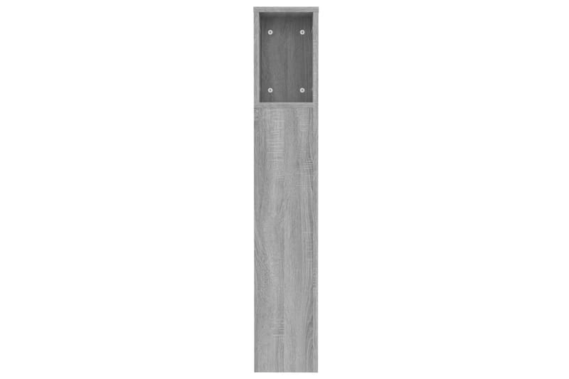 beBasic Sängynpääty säilytystilalla harmaa Sonoma 120x18,5x104,5 cm - Harmaa - Huonekalut - Sänky - Sängyn lisävarusteet & sängynpäädyt - Sängynpääty
