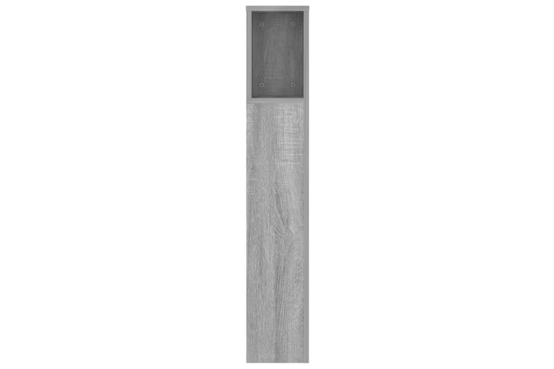 beBasic Sängynpääty säilytystilalla harmaa Sonoma 140x18,5x104,5 cm - Harmaa - Huonekalut - Sänky - Sängyn lisävarusteet & sängynpäädyt - Sängynpääty