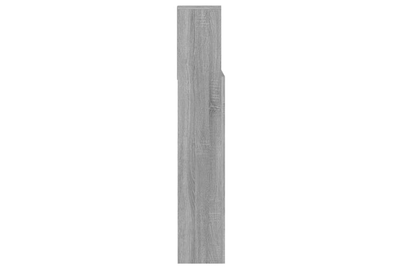 beBasic Sängynpääty säilytystilalla harmaa Sonoma 140x19x103,5 cm - Harmaa - Huonekalut - Sänky - Sängyn lisävarusteet & sängynpäädyt - Sängynpääty