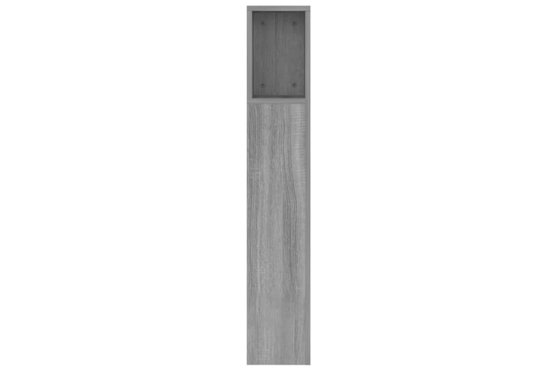 beBasic Sängynpääty säilytystilalla harmaa Sonoma 160x18,5x104,5 cm - Harmaa - Huonekalut - Sänky - Sängyn lisävarusteet & sängynpäädyt - Sängynpääty