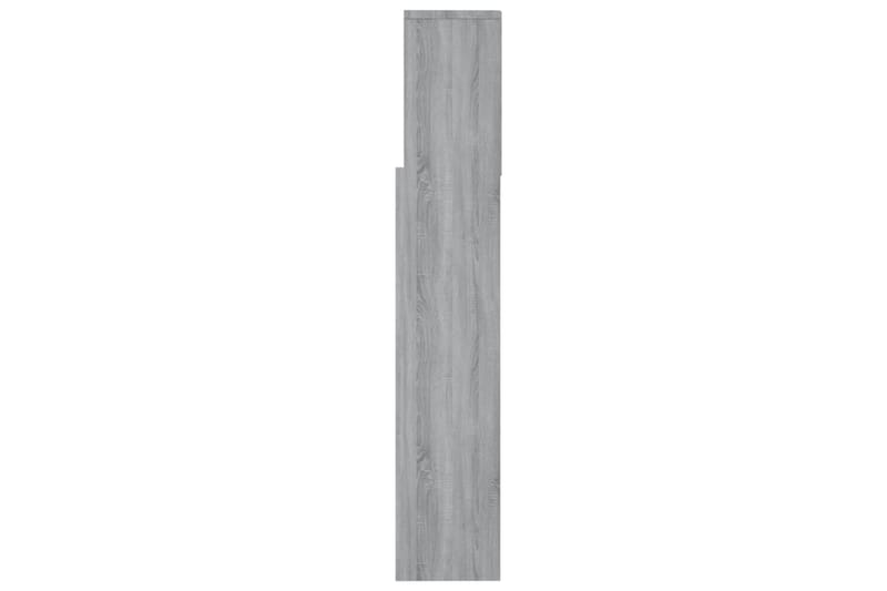 beBasic Sängynpääty säilytystilalla harmaa Sonoma 160x19x103,5 cm - Harmaa - Huonekalut - Sänky - Sängyn lisävarusteet & sängynpäädyt - Sängynpääty