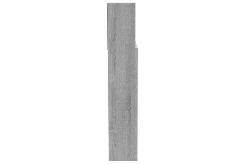 beBasic Sängynpääty säilytystilalla harmaa Sonoma 200x19x103,5 cm - Harmaa - Huonekalut - Sänky - Sängyn lisävarusteet & sängynpäädyt - Sängynpääty