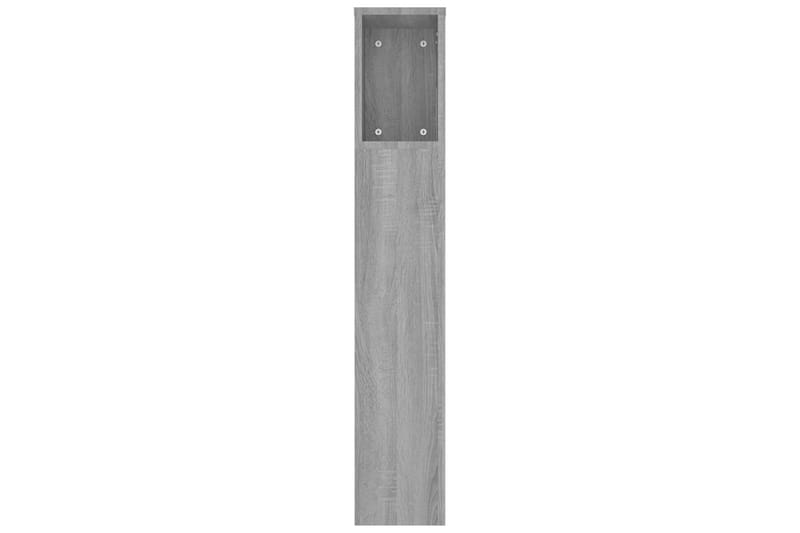 beBasic Sängynpääty säilytystilalla harmaa Sonoma 220x18,5x104,5 cm - Harmaa - Huonekalut - Sänky - Sängyn lisävarusteet & sängynpäädyt - Sängynpääty