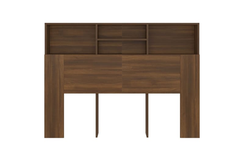 beBasic Sängynpääty säilytystilalla ruskea tammi 140x19x103,5 cm - Ruskea - Huonekalut - Sänky - Sängyn lisävarusteet & sängynpäädyt - Sängynpääty