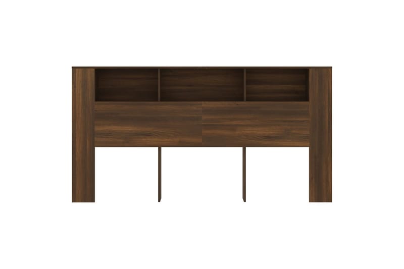 beBasic Sängynpääty säilytystilalla ruskea tammi 200x18,5x104,5 cm - Ruskea - Huonekalut - Sänky - Sängyn lisävarusteet & sängynpäädyt - Sängynpääty