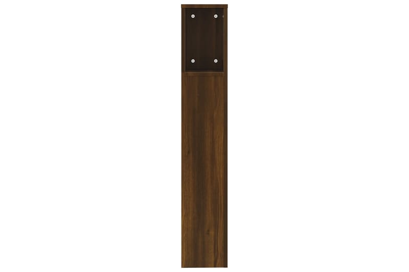 beBasic Sängynpääty säilytystilalla ruskea tammi 200x18,5x104,5 cm - Ruskea - Huonekalut - Sänky - Sängyn lisävarusteet & sängynpäädyt - Sängynpääty
