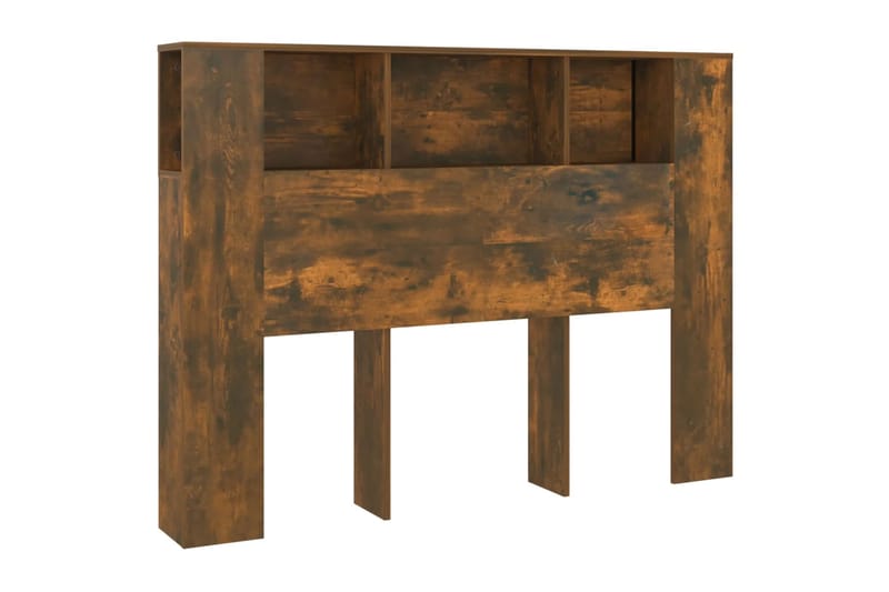 beBasic Sängynpääty säilytystilalla savutammi 140x18,5x104,5 cm - Ruskea - Huonekalut - Sänky - Sängyn lisävarusteet & sängynpäädyt - Sängynpääty