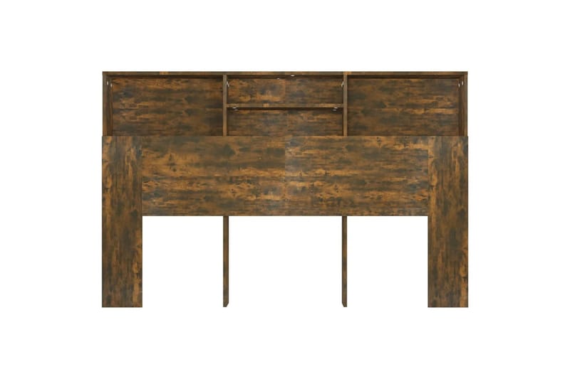 beBasic Sängynpääty säilytystilalla savutammi 160x19x103,5 cm - Ruskea - Huonekalut - Sänky - Sängyn lisävarusteet & sängynpäädyt - Sängynpääty