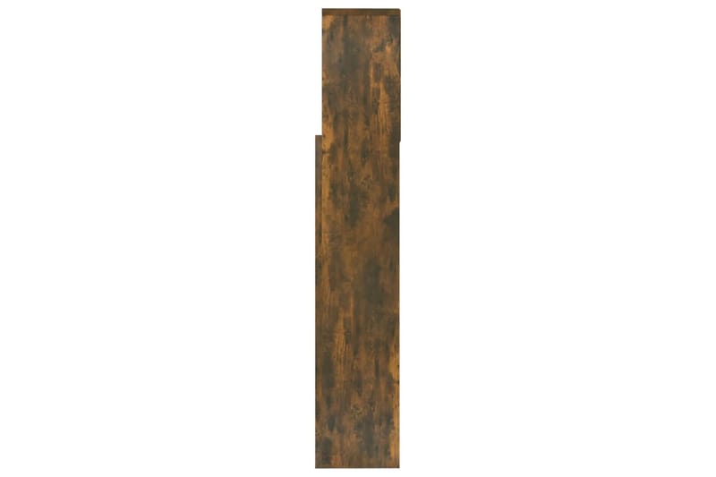beBasic Sängynpääty säilytystilalla savutammi 160x19x103,5 cm - Ruskea - Huonekalut - Sänky - Sängyn lisävarusteet & sängynpäädyt - Sängynpääty