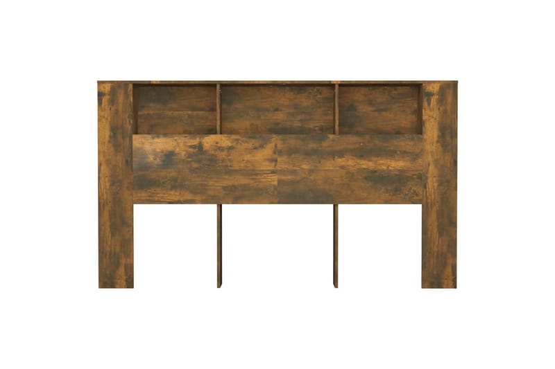 beBasic Sängynpääty säilytystilalla savutammi 180x18,5x104,5 cm - Ruskea - Huonekalut - Sänky - Sängyn lisävarusteet & sängynpäädyt - Sängynpääty