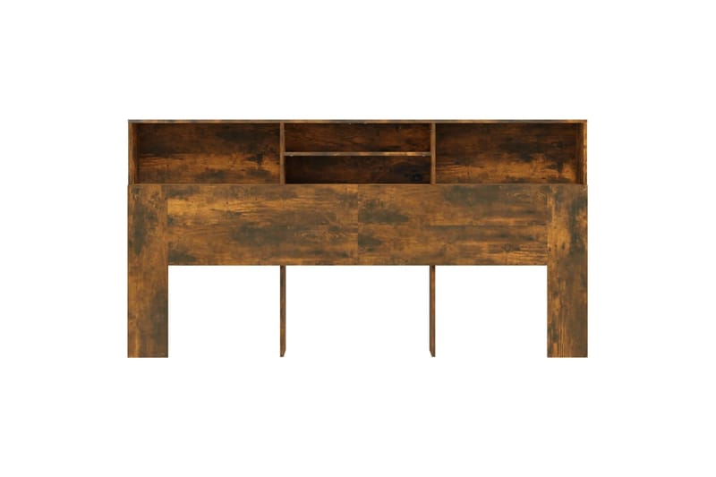 beBasic Sängynpääty säilytystilalla savutammi 200x19x103,5 cm - Ruskea - Huonekalut - Sänky - Sängyn lisävarusteet & sängynpäädyt - Sängynpääty