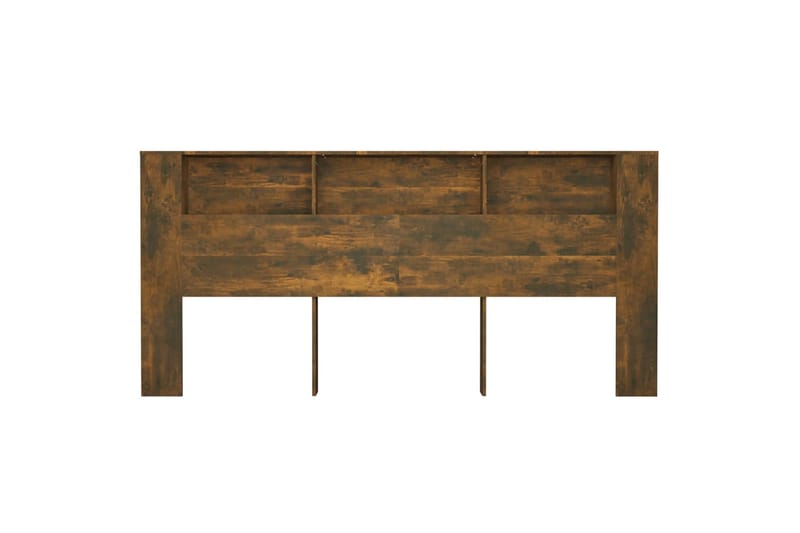 beBasic Sängynpääty säilytystilalla savutammi 220x18,5x104,5 cm - Ruskea - Huonekalut - Sänky - Sängyn lisävarusteet & sängynpäädyt - Sängynpääty