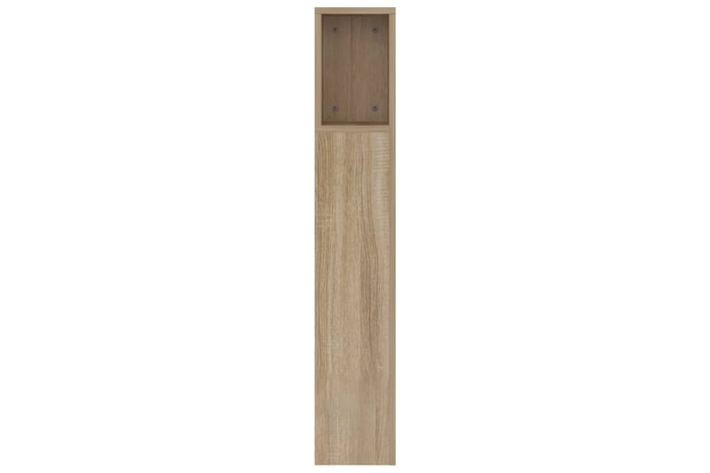 beBasic Sängynpääty säilytystilalla Sonoma-tammi 160x18,5x104,5 cm - Ruskea - Huonekalut - Sänky - Sängyn lisävarusteet & sängynpäädyt - Sängynpääty