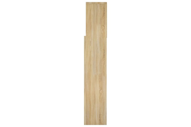 beBasic Sängynpääty säilytystilalla Sonoma-tammi 160x19x103,5 cm - Ruskea - Huonekalut - Sänky - Sängyn lisävarusteet & sängynpäädyt - Sängynpääty