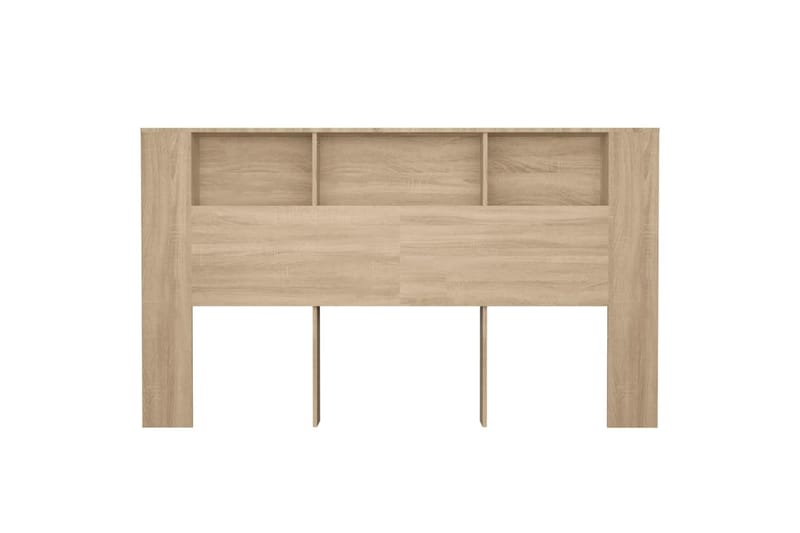 beBasic Sängynpääty säilytystilalla Sonoma-tammi 180x18,5x104,5 cm - Ruskea - Huonekalut - Sänky - Sängyn lisävarusteet & sängynpäädyt - Sängynpääty