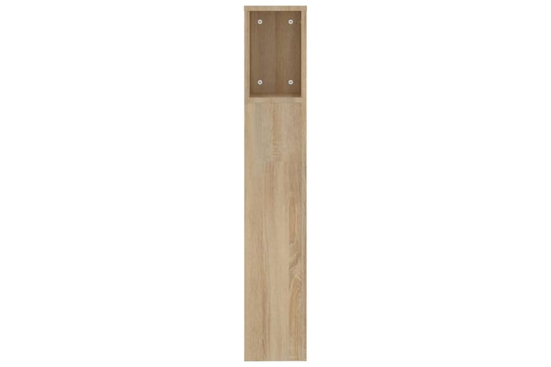 beBasic Sängynpääty säilytystilalla Sonoma-tammi 200x18,5x104,5 cm - Ruskea - Huonekalut - Sänky - Sängyn lisävarusteet & sängynpäädyt - Sängynpääty