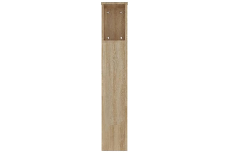 beBasic Sängynpääty säilytystilalla Sonoma-tammi 220x18,5x104,5 cm - Ruskea - Huonekalut - Sänky - Sängyn lisävarusteet & sängynpäädyt - Sängynpääty