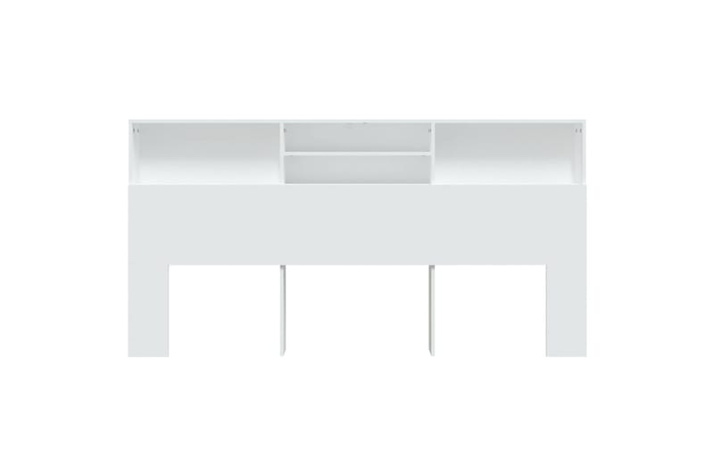 beBasic Sängynpääty säilytystilalla valkoinen 200x19x103,5 cm - Valkoinen - Huonekalut - Sänky - Sängyn lisävarusteet & sängynpäädyt - Sängynpääty